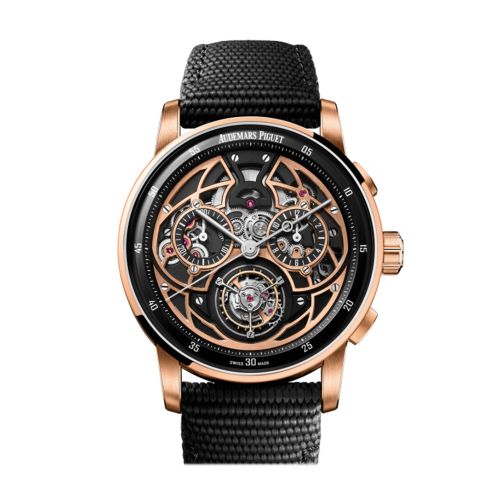 Audemars Piguet CODE 11.59 Flying Tourbillon Chronograph Black Ceramic Watch 26399NR.OO.D002KB.01