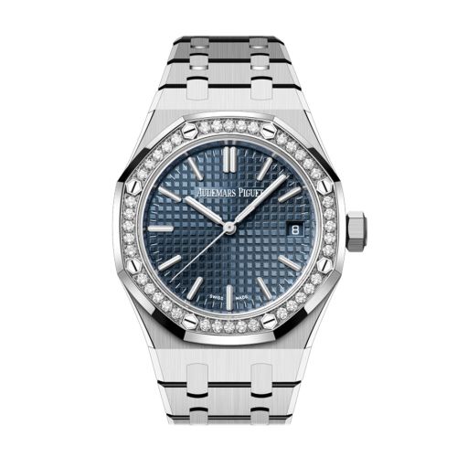 Audemars Piguet Royal Oak 37 Bleu nuit nuage 50 dial Stainless steel Watch 15551ST.ZZ.1356ST.02