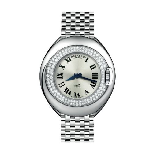 Bedat No 2 Silver Dial Stainless Steel Diamond Unisex Watch 228.031.600