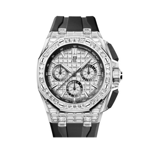 Audemars Piguet Royal Oak Offshore 43 18-carat white gold dial Black rubber strap Watch 26425BC.ZZ.D002CA.02