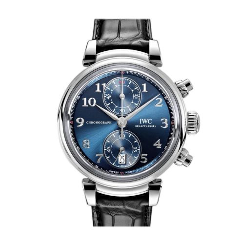 IWC Da Vinci  Blue Dial Automatic Chronograph 42mm Men's Watch IW393402