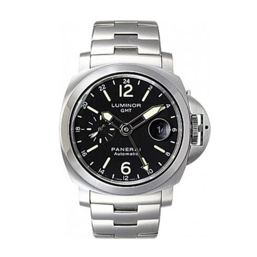 Panerai Luminor Gmt Watches 44mm Black Dial Men's Watch Pam00297