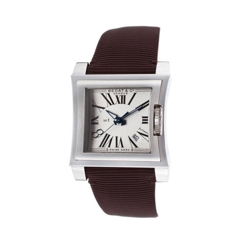 Bedat No. 1 Silver Dial Satin Strap Automatic Unisex Watch 114.010.100