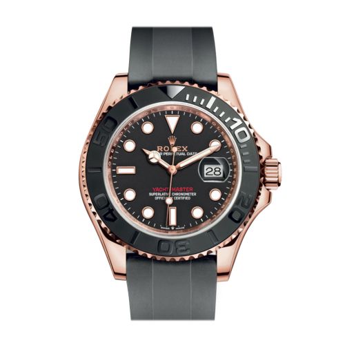 Rolex Yacht-Master 40 Automatic Black Dial 18kt Everose Gold Watch 126655