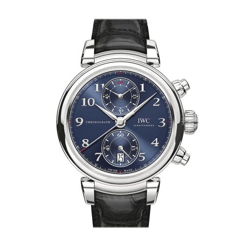 IWC Da Vinci Blue Dial Automatic Men's Chronograph Watch IW393402