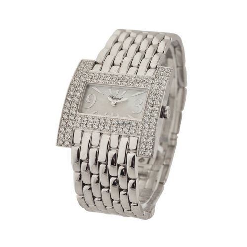 Chopard Classique Diamond White Dial Ladies Watch 109224-1001