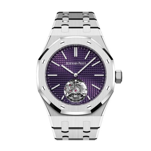 Audemars Piguet Royal Oak 37 Plum dial Stainless steel Watch 26660ST.OO.1356ST.01