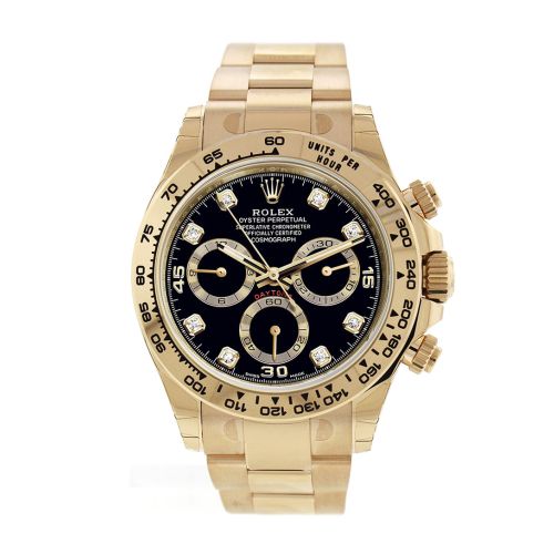 Rolex Cosmograph Daytona Black Diamond Dial Automatic Men's Watch 116508