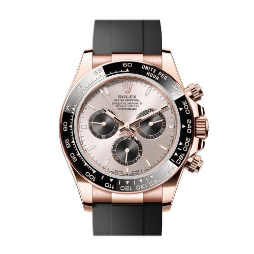 Rolex Daytona 40 Sundust and Bright Black Dial Rose Gold Mens Watch 126515LN