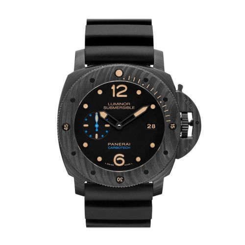 Panerai Luminor Submersible 1950 Carbotech??3 Days Automatic 47mm Black Dial Men's Watch Pam00616