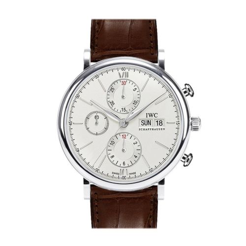 IWC Portofino Automatic Chronograph Silver Dial 42mm Men's Watch IW391007