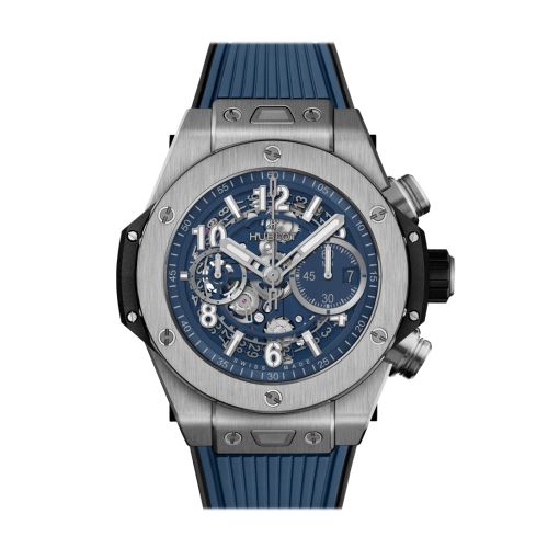 Hublot Big Bang Unico Titanium Blue 42mm Watch 421.NX.5170.RX