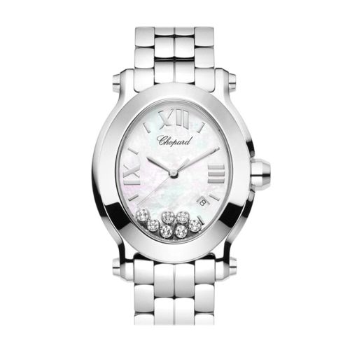 Chopard Happy Sport Oval Quartz Ladies Watch 278546-3003