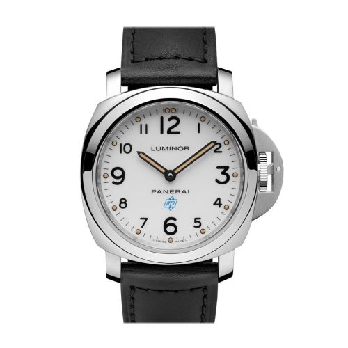 Panerai Luminor Base Logo Acciaio 44mm White Dial Men's Watch Pam00630