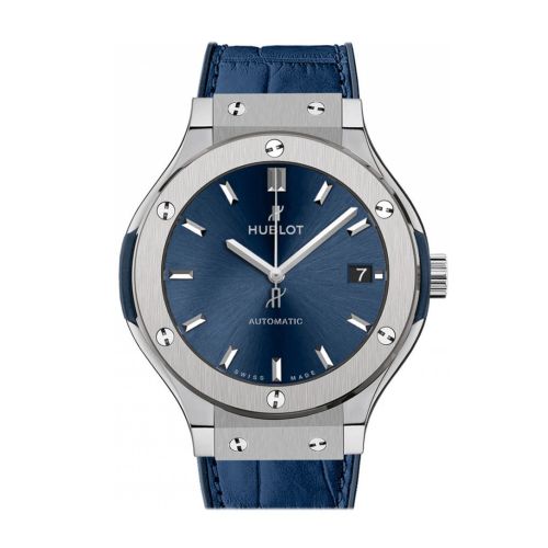 Hublot Classic Fusion Blue Sunray Dial Titanium 38mm Automatic Men's Watch 565.NX.7170.LR