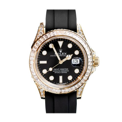 Rolex Yacht-Master 42 Baguette Diamond Bezel Men's Watch 226668TBR 226668TBR-0002