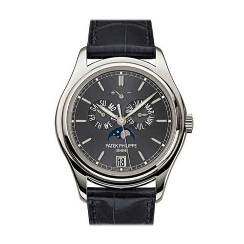 Patek Philippe Complications Automatic Moonphase Black Dial Men's Watch 5146P-001