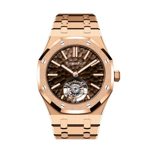 Audemars Piguet Royal Oak Flying Tourbillion Rose Gold Watch 26730OR.GG.1320OR.01