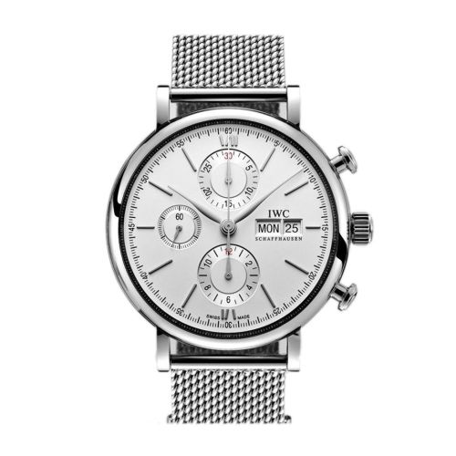 IWC Portofino Automatic Chronograph Silver Dial 42mm Men's Watch IW391009