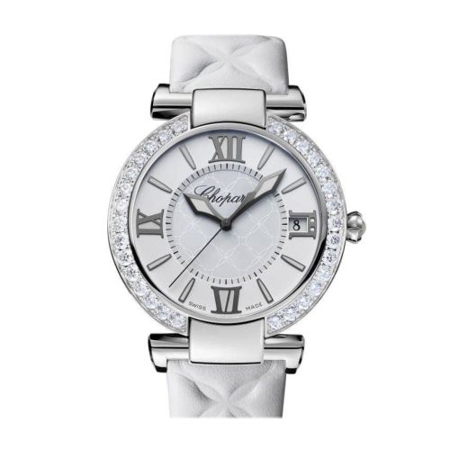 Chopard Imperiale Automatic Mother of Pearl Diamond Leather Strap Women's Watch 388531-3008