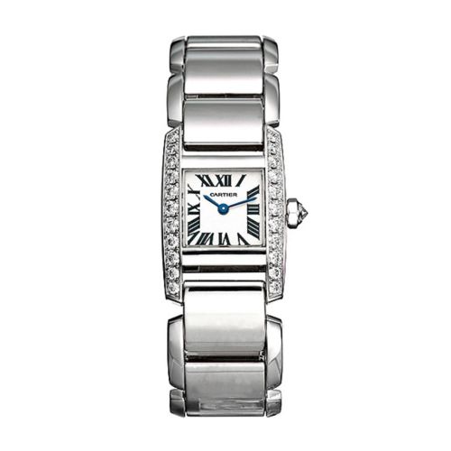 Cartier Tankissime Diamond Bezel White Gold WE70069H