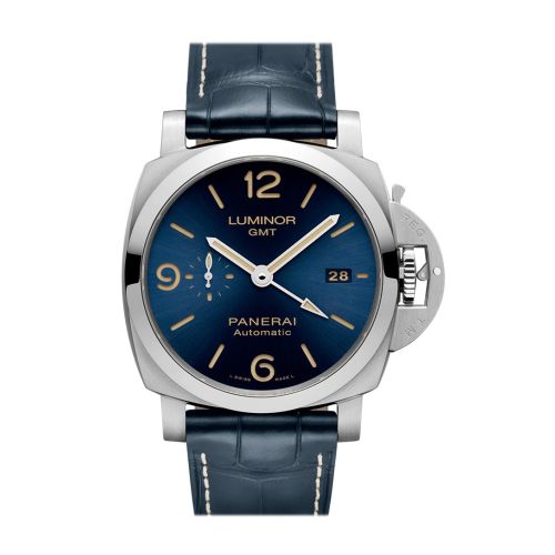 PANERAI Luminor 1950 3 Days GMT Automatic Acciaio Blue PAM01033