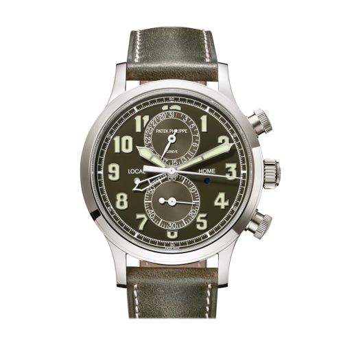 Patek Philippe Complication Khaki Green Dial Watch 5924G-010