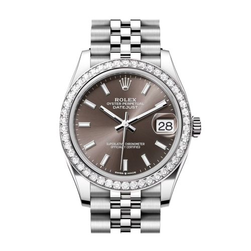 Rolex Datejust 31 Dark Grey Dial Jubilee Ladies Watch 278384RBR 278384RBR-0020