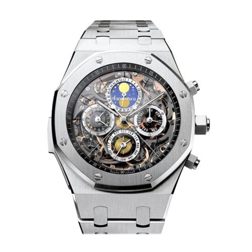 Audemars Piguet Royal Oak Openworked Grande Complication 44mm Titanium Mens Watch 26065IS.OO.1105IS.01