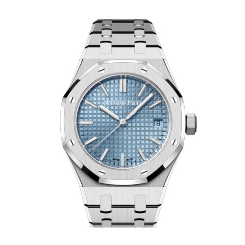 Audemars Piguet Royal Oak 37 Light blue dial Stainless steel Watch 15550ST.OO.1356ST.04