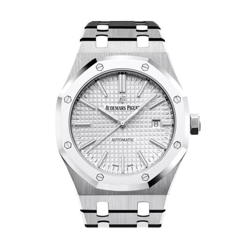 Audemars Piguet Royal Oak 41mm Rhodium-toned Dial Titanium Bracelet Men's Watch 15403IP.OO.1220IP.01