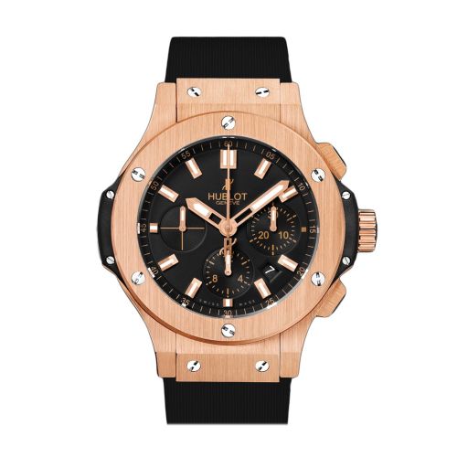 Hublot Big Bang Black Dial 18kt Rose Gold Casual Men's Watch 301.PX.1180.RX