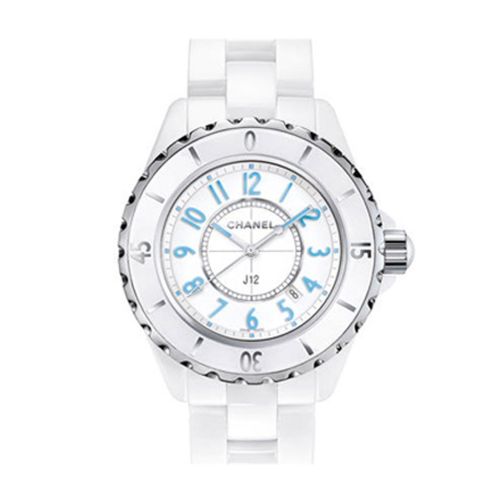 Chanel J12 White Dial Ceramic Ladies Watch H3826