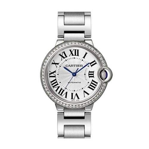 Cartier Ballon Bleu 36MM Diamond Bezel W4BB0017