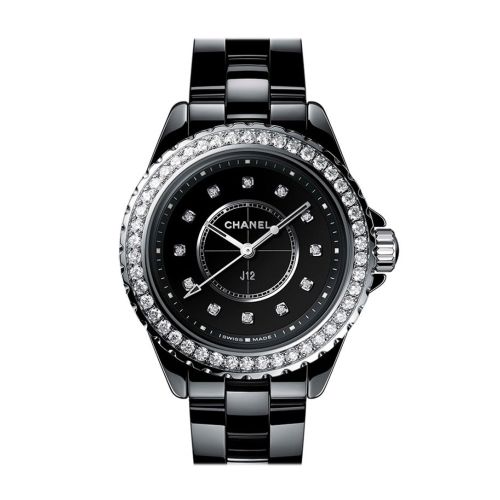 Chanel J12 Quartz Diamond Bezel 33 Ladies Watch H6419