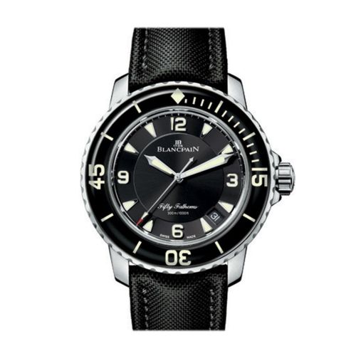 Blancpain Fifty Fathoms Automatique Black Dial Men's Watch 5015-1130-52