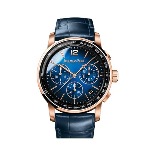 Audemars Piguet Code 11.59 41 Chronograph Rose Gold Blue Dial 26393OR.OO.A028CR.01