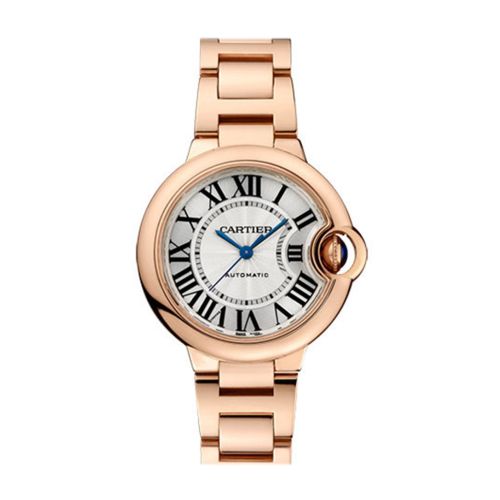 Cartier Ballon Bleu 33MM Rose Gold Bracelet W6920096