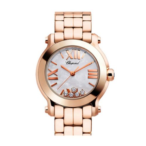 Chopard Happy Sport Rose Gold Mother of Pearl Dial 274189/5003