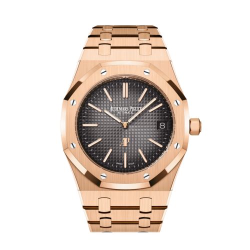 Audemars Piguet Royal Oak Jumbo Extra Thin Rose Gold Grey Dial  Watch 16202OR.OO.1240OR.02