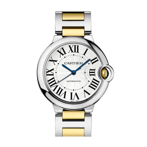 Cartier Ballon Bleu 36MM Steel Yellow Gold W2BB0012