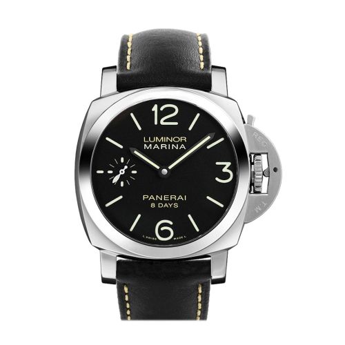 PANERAI Luminor Marina Black Dial Black Leather Men's Watch PAM00510