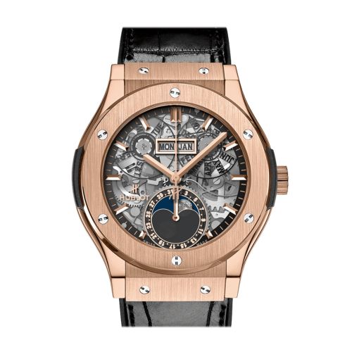 Hublot Classic Fusion Aerofusion Moonphase King Gold 42mm 547.OX.0180.LR