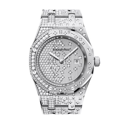 Audemars Piguet Royal Oak 33mm Diamond set Dial Diamond White Gold Diamond Ladies 67654BC.ZZ.1264BC.01