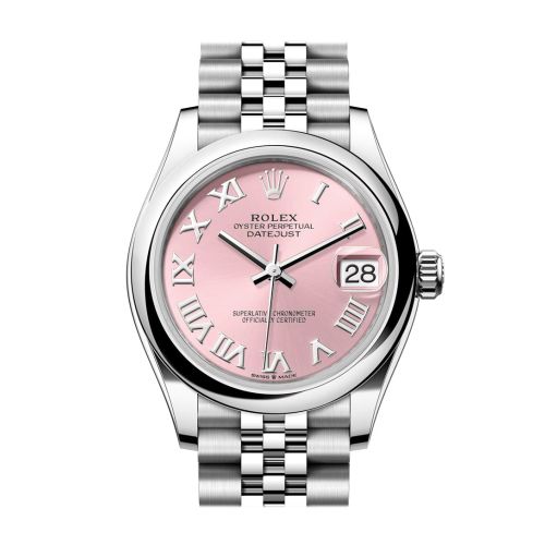 Rolex Datejust 31 Pink Roman Dial Jubilee Ladies Watch 278240 278240-0014