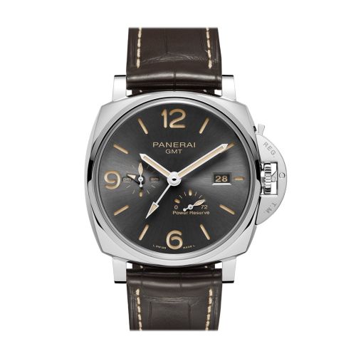 PANERAI Luminor Due GMT Anthracite Dial Automtic Men's Watch PAM00944