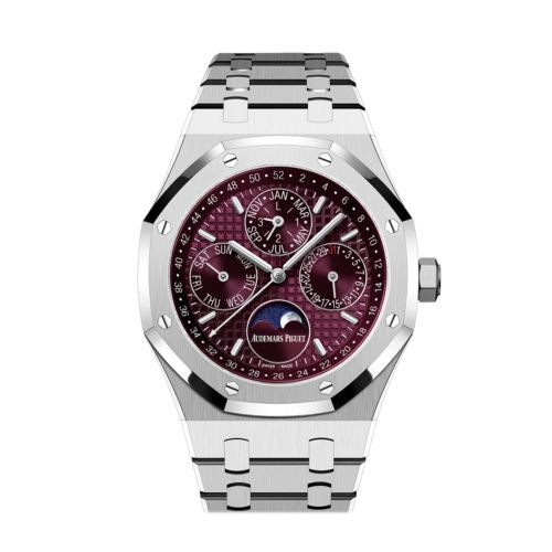 Audemars Piguet Royal Oak Purple Dial White Gold Watch 26574BC.OO.1220BC.01