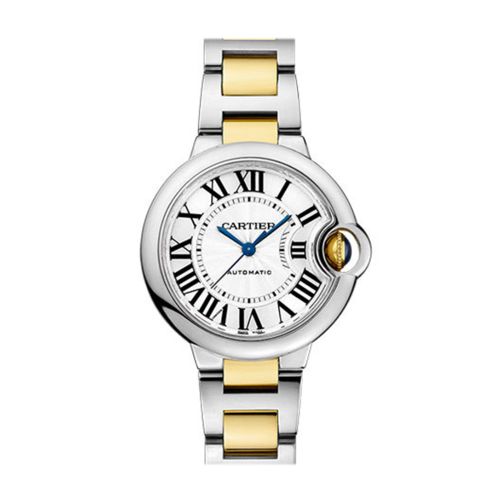 Cartier Ballon Bleu 33MM Steel Yellow Gold W2BB0002