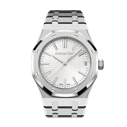 Audemars Piguet Royal Oak 41 Silver Dial 50th Anniversary Watch 15510ST.OO.1320ST.03 DCM