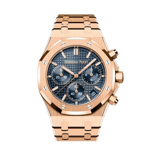 Audemars Piguet Royal Oak Bleu nuit nuage 50 Rose Gold Watch 26240OR.OO.1320OR.05  CP